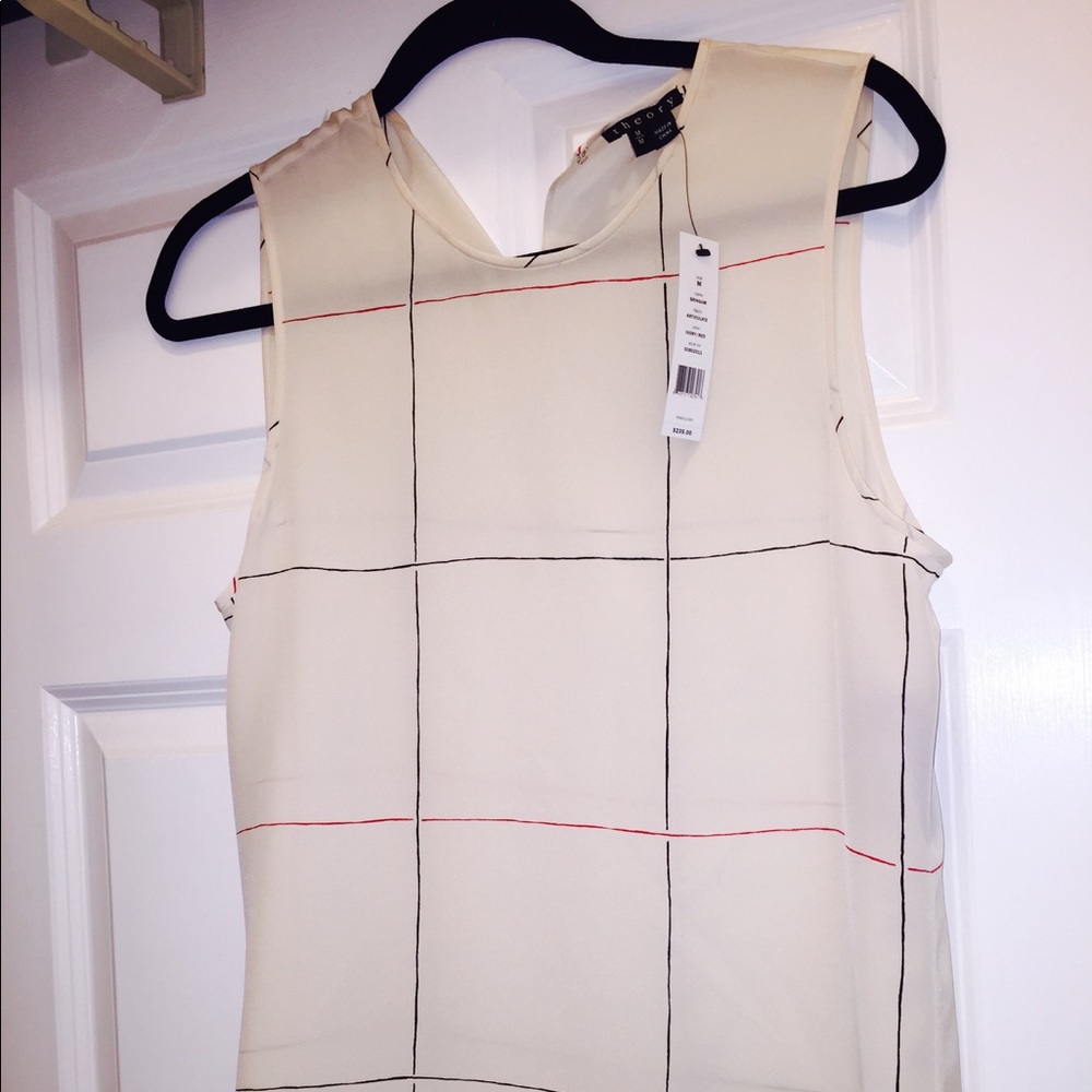 Theory "Bringham" Blouse (100% silk shell) - EUC